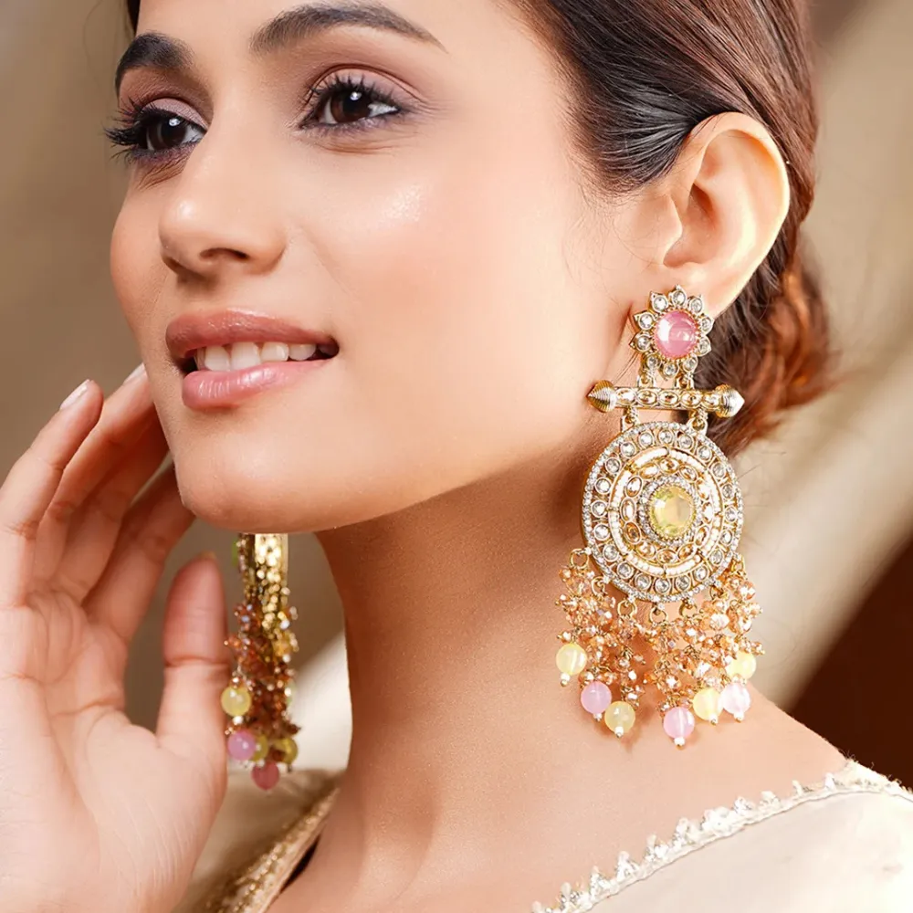 Pastel Glow Chandelier Dream Earrings