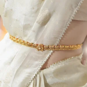 Elephant Motif Embellished Waist Chain Kamarbandh