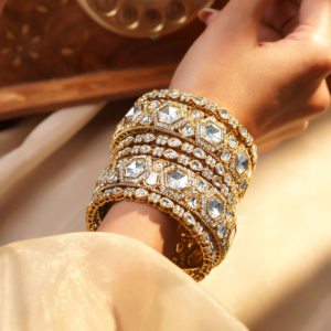 Wedding Luxe Kundan Bangles Set