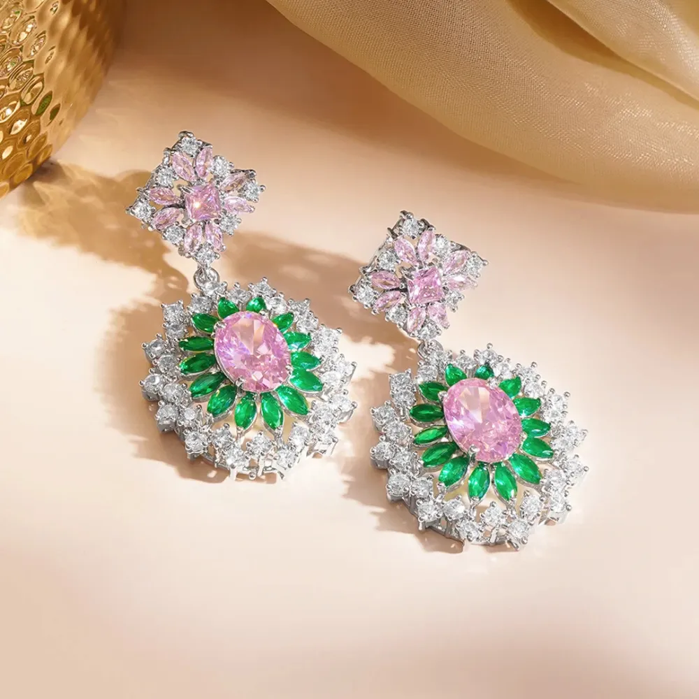 Blossom Spark Statement Earrings - Image 4