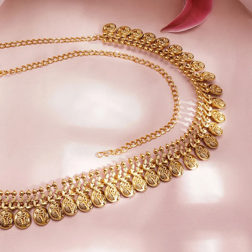 Festive Coins Gold Kamarbandh - Image 2