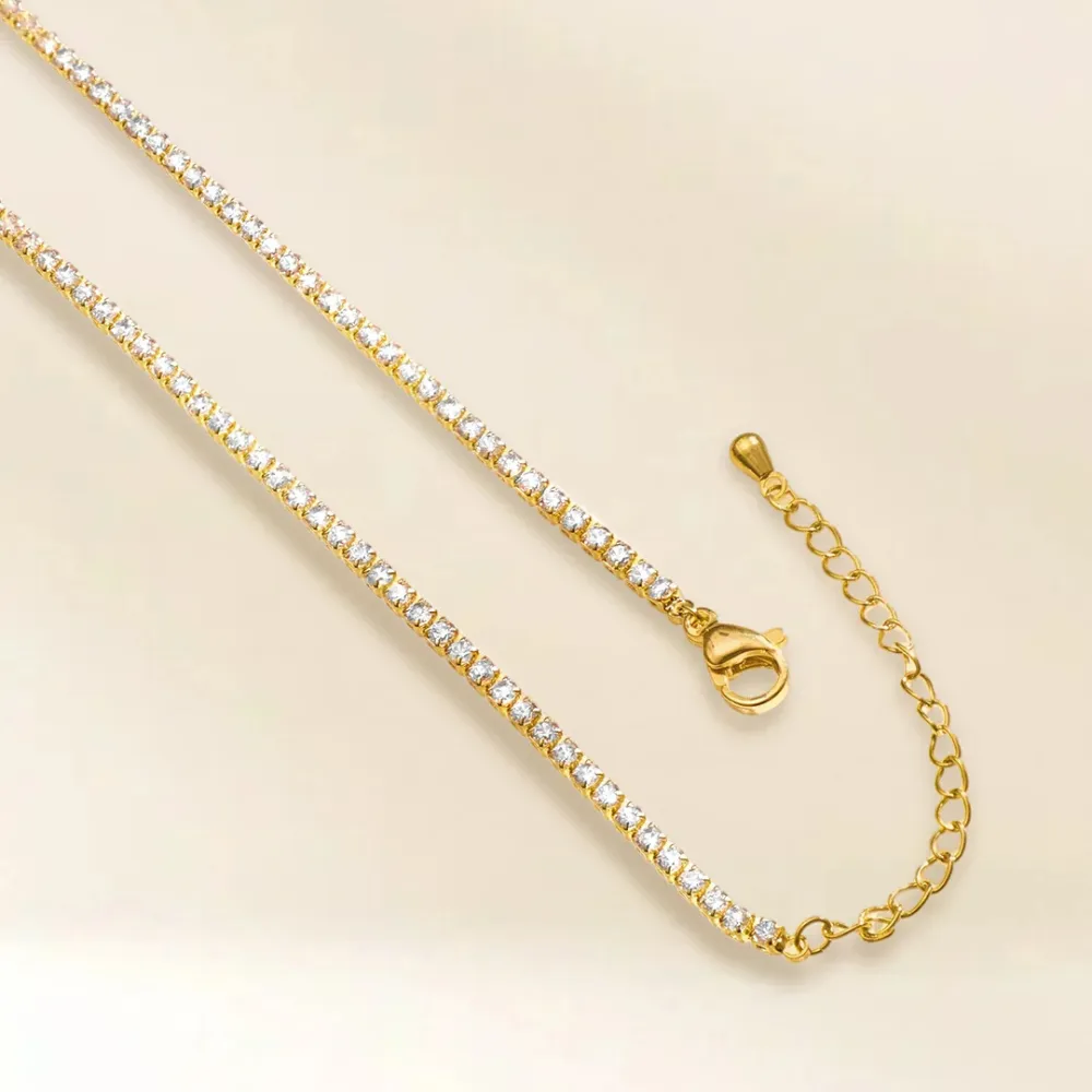 Dainty American Diamond Zirconia Pendant - Image 3