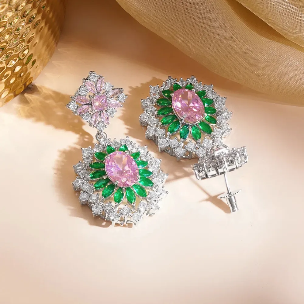 Blossom Spark Statement Earrings - Image 3